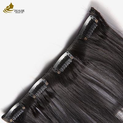 Human Remy Body Wave 18 inch Curly Clip In Haar Extensions