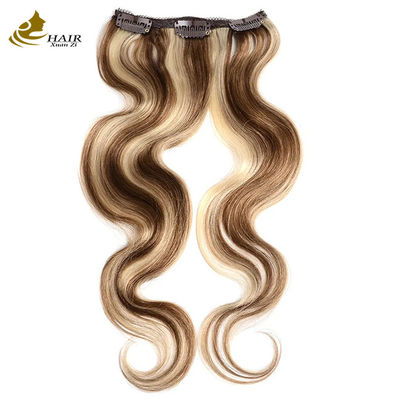 Maleisische weefsel naadloze clip in haar extensies glad en zacht