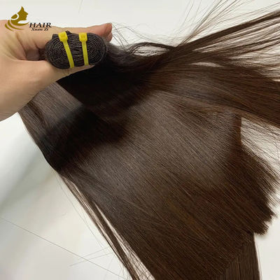 # 4 Vietnamese haarbundels Recht menselijk haar Woven dubbel getrokken bot