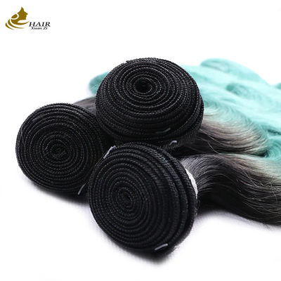 1B Blauwe Braziliaanse Highlight Body Wave Braziliaanse Maagdelijke Onbewerkte Remy Ombre Menselijk Haar Bundels