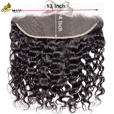 OEM Braziliaanse Onverwerkte Water Wave Virgin Hair Bundles Zwart gekleurd