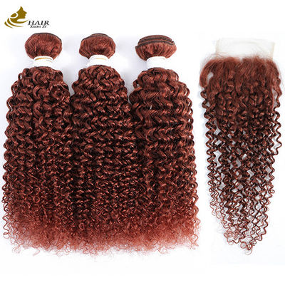 100% 99J Ombre Human Hair Extensions Raw Cambodjaanse bundels