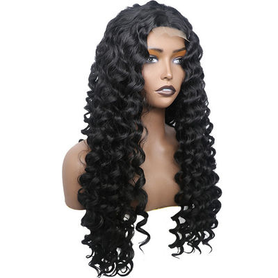 Kleverloze Perukjes voor menselijk haar Kinky Curl Textuur Voorgepikt