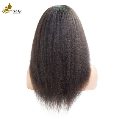 Kinky Straight Peruk voor menselijk haar 13*4 Front Lace Peruk voor menselijk haar