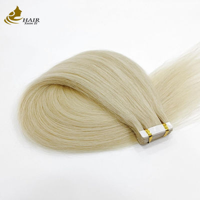 Braziliaanse Remy PU weft keratine platina tape in menselijke haarverlengingen