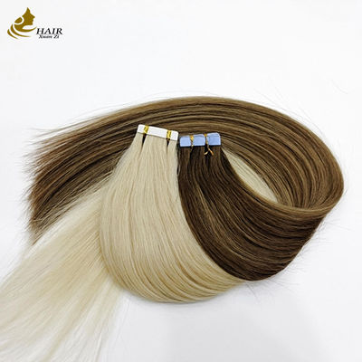 Braziliaanse Remy PU weft keratine platina tape in menselijke haarverlengingen