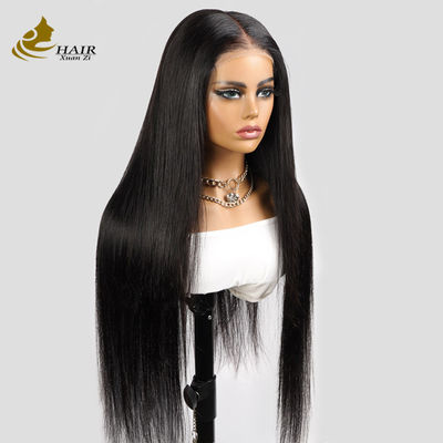 Bone Straight Glueless Transparent 13X4 HD Lace Voorkant Natuurlijke Kleuren 100% Mensenhaar Peruken