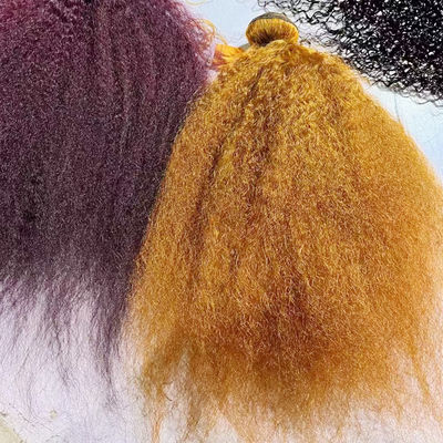 Groothandel Ombre Human Hair Extensions Braziliaanse Kinky Straight Yaki Hair Weave Bundles
