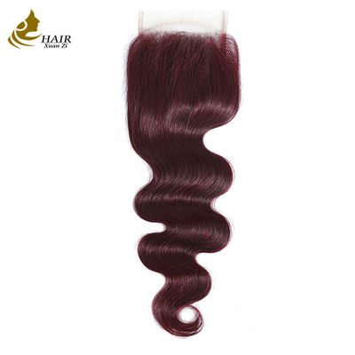 Virgin Ombre 99j Body Wave Mensenhaar Speldsluiting Met Babyhaar
