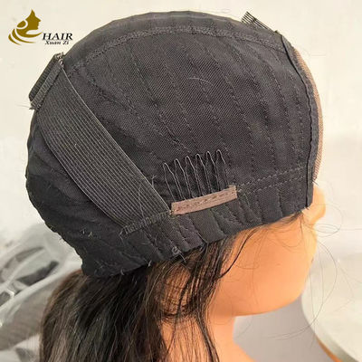 Kostuum Anti-Skid Gordel Goedkoop kant voorste pruik 100% menselijk haar pruik voorste haar beste menselijk haar lijmloze pruiken