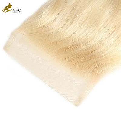 Dunne transparante kant sluiting Mensen maagdelijk haar 4X4 2X6 5X5 kant sluiting