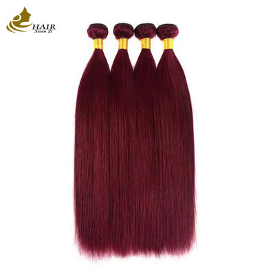 Uitbreidingen 99J Winered Burguney Color Human Hair Bundles