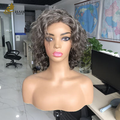 Gepersonaliseerde Gery 5*5 HD Body Wave Kleefloze zijde top Full Lace Wig