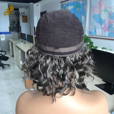 Gepersonaliseerde Gery 5*5 HD Body Wave Kleefloze zijde top Full Lace Wig