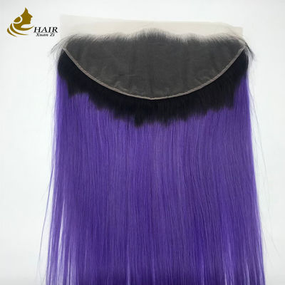 50-120g 13X6 Zwitserse kant Braziliaanse 100% maagdelijk menselijk haar rechte kant sluiting