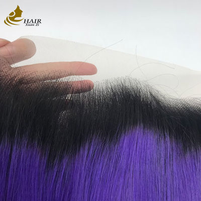 50-120g 13X6 Zwitserse kant Braziliaanse 100% maagdelijk menselijk haar rechte kant sluiting