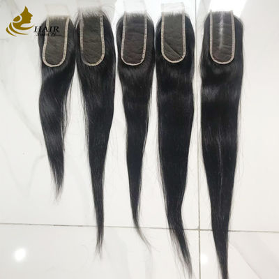 Braziliaanse Straight 2x6 HD Onzichtbare Lace Human Hair Closure