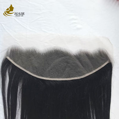 Natuurlijk Zwart Steil 13x4 HD Lace Menselijk Haar Lace Sluiting