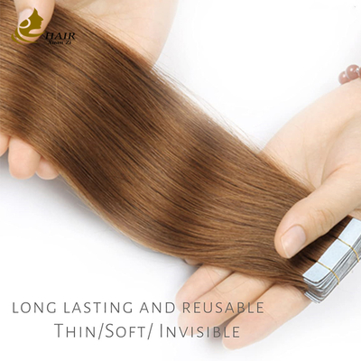 #30 Kleur rechte maagdelijke haarband in menselijke haarverlengingen voor vrouwen