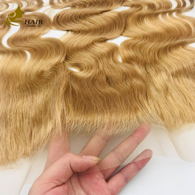 613 Kleur Transparante 100% Menselijk Haar Lace Closure Remy Haar Closure