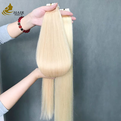 New High Quality 613# Blonde Color Cuticle Remy Russian Virgin Tape Hair Extension
