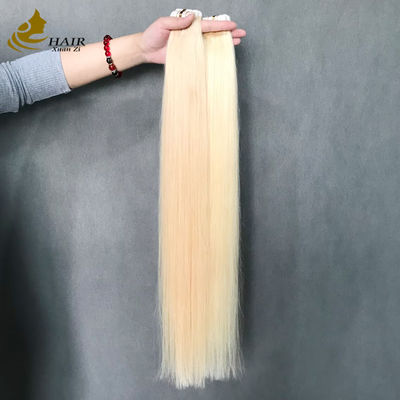 New High Quality 613# Blonde Color Cuticle Remy Russian Virgin Tape Hair Extension