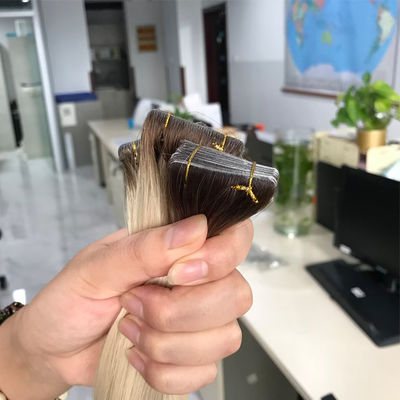Invisible T4/60# Color Straight Premium Cuticle Aligned Tape in Human Hair Extension