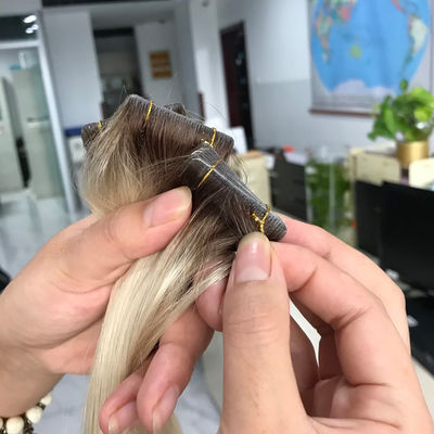 Invisible T4/60# Color Straight Premium Cuticle Aligned Tape in Human Hair Extension