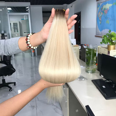 Invisible T4/60# Color Straight Premium Cuticle Aligned Tape in Human Hair Extension