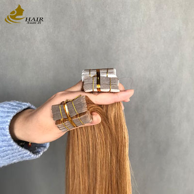 Wholesale Price High Quality European Hair 27# Color PU Tape Hair Extensions