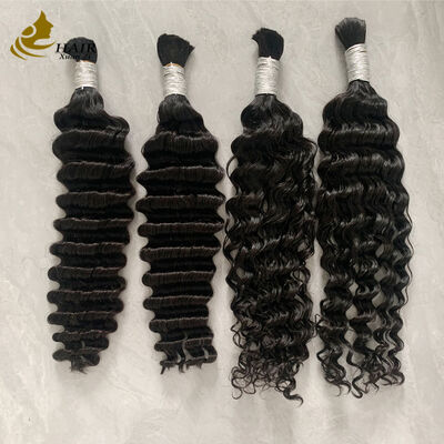 Groothandel Raw Virgin Vietnamese 100 Human Hair Extension Bulk voor vlechten