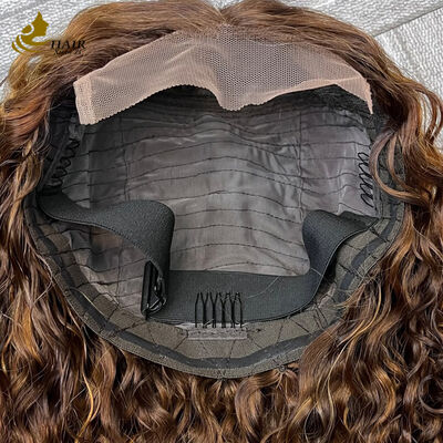 kwaliteit Groothandel Glueless Full HD Lace Front Pruik Virgin Indian Hair Pruiken Ruw Cuticle Aligned Virgin Human Hair Pruiken fabriek