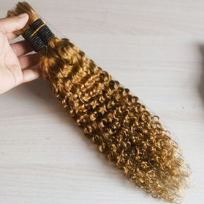 kwaliteit Draadbinding 100 Menselijk Haar Bulk Cambodjaans Haar Bulk Haar Zonder Weft Zachte Bundel Stijl Ideaal voor het Creëren van Diverse Kapsels fabriek