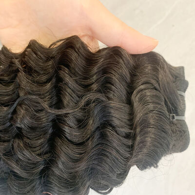 kwaliteit 26 inch diep krullen natuurlijke zwarte maagdelijke menselijk haar bundels fabriek